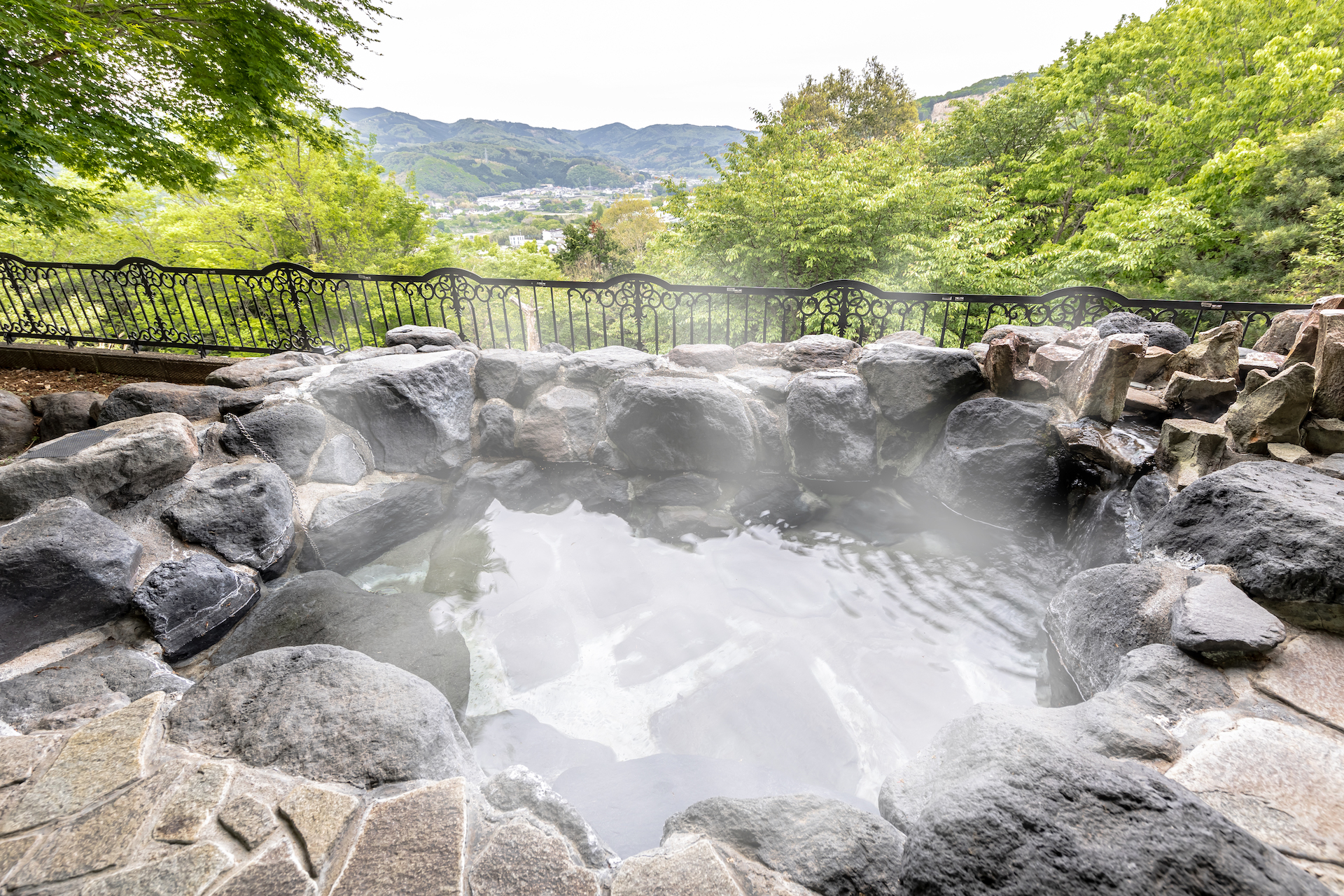 温泉宿のんびりの展望露天風呂